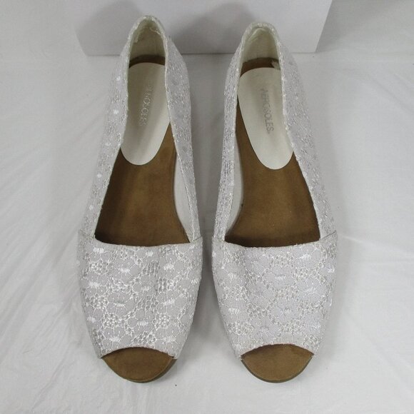 AEROSOLES Low Wedge Sandals Size 10M - Picture 2 of 8